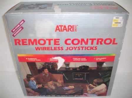 Remote Control Wireless Joysticks (CIB) - Atari 2600 Accessory